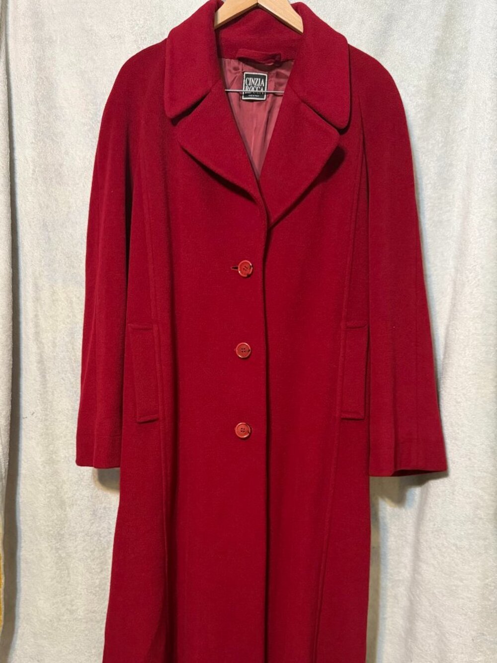 Cinzia Rocca Full Length Wool Coat